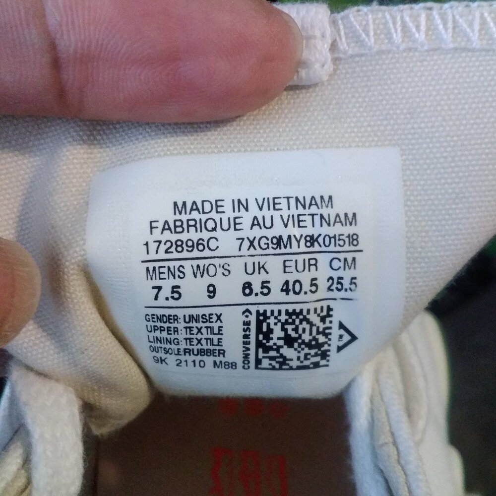 Converse Run Star Motion Women's size 9/Men's size 7.5 white low top - Picture 7 of 14